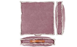 Boxkussen Unique Living Manouk Cassis (45 x 45 cm)
