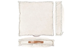 Boxkussen Unique Living Manouk Ivory (45 x 45 cm)