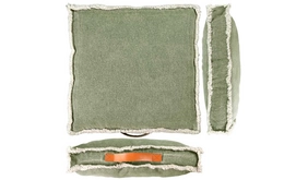 Boxkussen Unique Living Manouk Mayfly Green (45 x 45 cm)