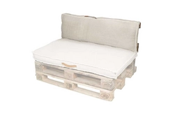 Palletkussen Unique Living Manouk Ivory Rug (120 x 40 cm)