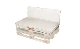 Palletkussen Unique Living Manouk Ivory (120 x 80 cm)