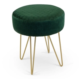 Tabouret Unique Living Fara Dark Green