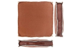 Boxkussen Unique Living Manouk Sandstone (45 x 45 cm)