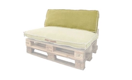 Palletkussen Unique Living Manouk Soft Yellow Rug (120 x 40 cm)