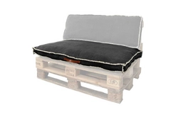 Palletkussen Unique Living Manouk Black (120 x 80 cm)