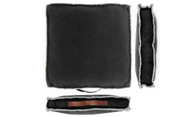 Boxkussen Unique Living Manouk Black (45 x 45 cm)