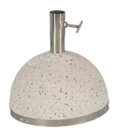 Parasolvoet Esschert Design Granito Wit Small