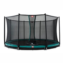 Trampoline BERG InGround Favorit Green 430 + Safety Net Comfort