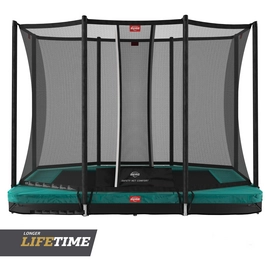 Trampoline BERG Ultim Favorit InGround 280 Green + Safety Net Comfort