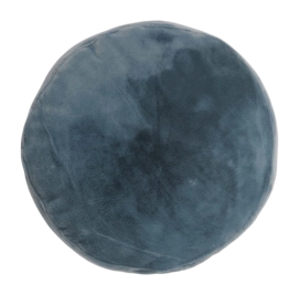 Sierkussen Essenza Mads Furry Rond Denim (45 cm)