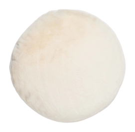 Sierkussen Essenza Mads Furry Rond Vanilla (45 cm)
