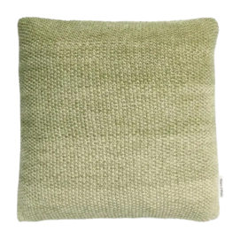Sierkussen Marc O'Polo Nordic Knit Melange Moss Green (50 x 50 cm)