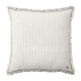 Coussin Décoratif Marc O'Polo Fine Stripe Anthracite (40 x 60 cm)
