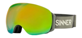 Skibrille Sinner Avon Unisex Matte Moss Green Double Orng Sintrast + Dbl Blue Sintrast