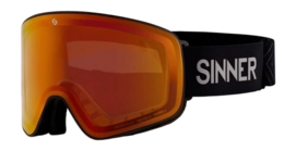 Skibril Sinner Snowghost Matte Black Double Sintrast-Trans+