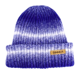 Bonnet Sinner Unisexe Minca Beanie (Sustainable) Melange Blue/White