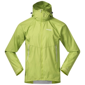 Jacke Bergans Slingsby Ultra Sprout Green Aluminium White Herren