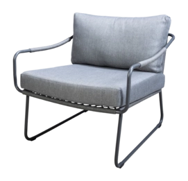 Loungestoel Yoi Moledo Dark Grey Mixed Grey