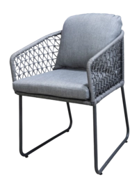 Tuinstoel Yoi Bara Dark Grey Mixed Grey