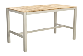 Tuintafel Yoi Arashi High Dining Salix Teak 169 x 90 cm
