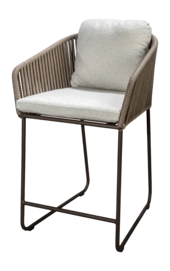 Tuinstoel Yoi Calera High Dining Bronze Wool White