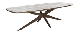 Tuintafel Yoi Calma Bronze Travertin 270 x 110 cm