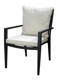 Tuinstoel Yoi Marinha Black Wool White