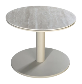 Bijzettafel Yoi Millor Salix Travertin Ø60 x 45 cm
