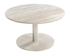 Bijzettafel Yoi Millor Salix Travertin Ø80 x 40 cm