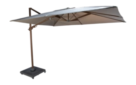 Zweefparasol Yoi Cavalo Bronze Natural 300 x 220 cm