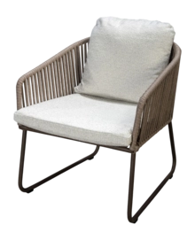 Loungeset Yoi Calera Bronze Belt Toffee Wool White
