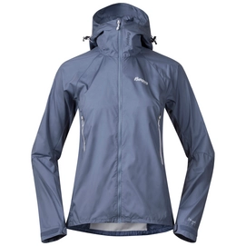 Jacke Bergans Slingsby Ultra Lite Fogblue Aluminium White Damen