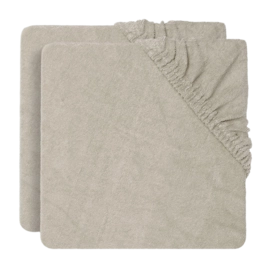 Housse de Matelas à Langer Jollein Éponge 75x85cm Nougat (2pack)