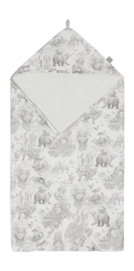 Badcape Jollein 75x75cm Pimpelmees  -  Forest Animals