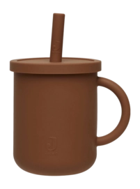 Trinkbecher Jollein Trinkbecher Silikon Caramel