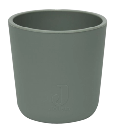 Trinkbecher Jollein Becher Silikon Ash Green