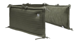 Hoofdbeschermer Jollein Bedomrander/Boxomrander 30x180cm Pure Knit Leaf Green