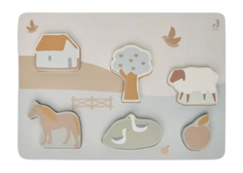 Holzspielzeug Jollein Puzzle Farm