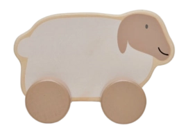 Holzspielzeug Jollein Spielzeugauto Farm Lamb
