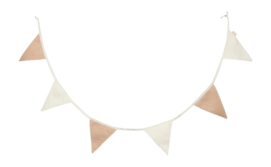 Dekoration Jollein Wimpelkette 200x17cm Party Collection Biscuit/Ivory