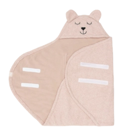 Wikkeldeken Jollein Bear Boucle Wild Rose