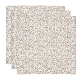 Multidoek Jollein Hydrofiele Doek Small 70x70cm Retro Flowers (3pack)