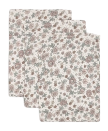 Washandje Jollein Hydrofiel Washandje 15x20cm Retro Flowers (3pack)