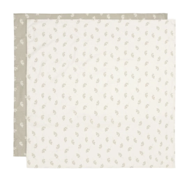 Multidoek Jollein Hydrofiele Doek Large 115x115cm Twig Olive Green (2pack)