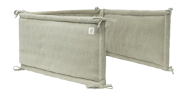 Hoofdbeschermer Jollein Bedomrander/Boxomrander 180x30cm Grain Knit Olive Green