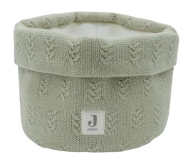 Opbergmand Jollein Commodemandje Grain Knit Olive Green