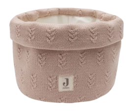 Panier de Rangement Jollein Commodemandje Grain Knit Wild Rose
