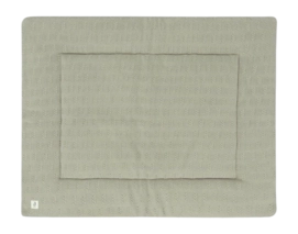 Boxkleed Jollein 75x95cm Grain Knit Olive Green