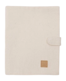 Livre pour Enfant Jollein Housse de Carnet de Croissance 23x17cm Twill Natural