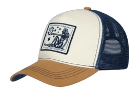 Kappe Barts Kurraki Cap Unisex Brown / Cream / Navy